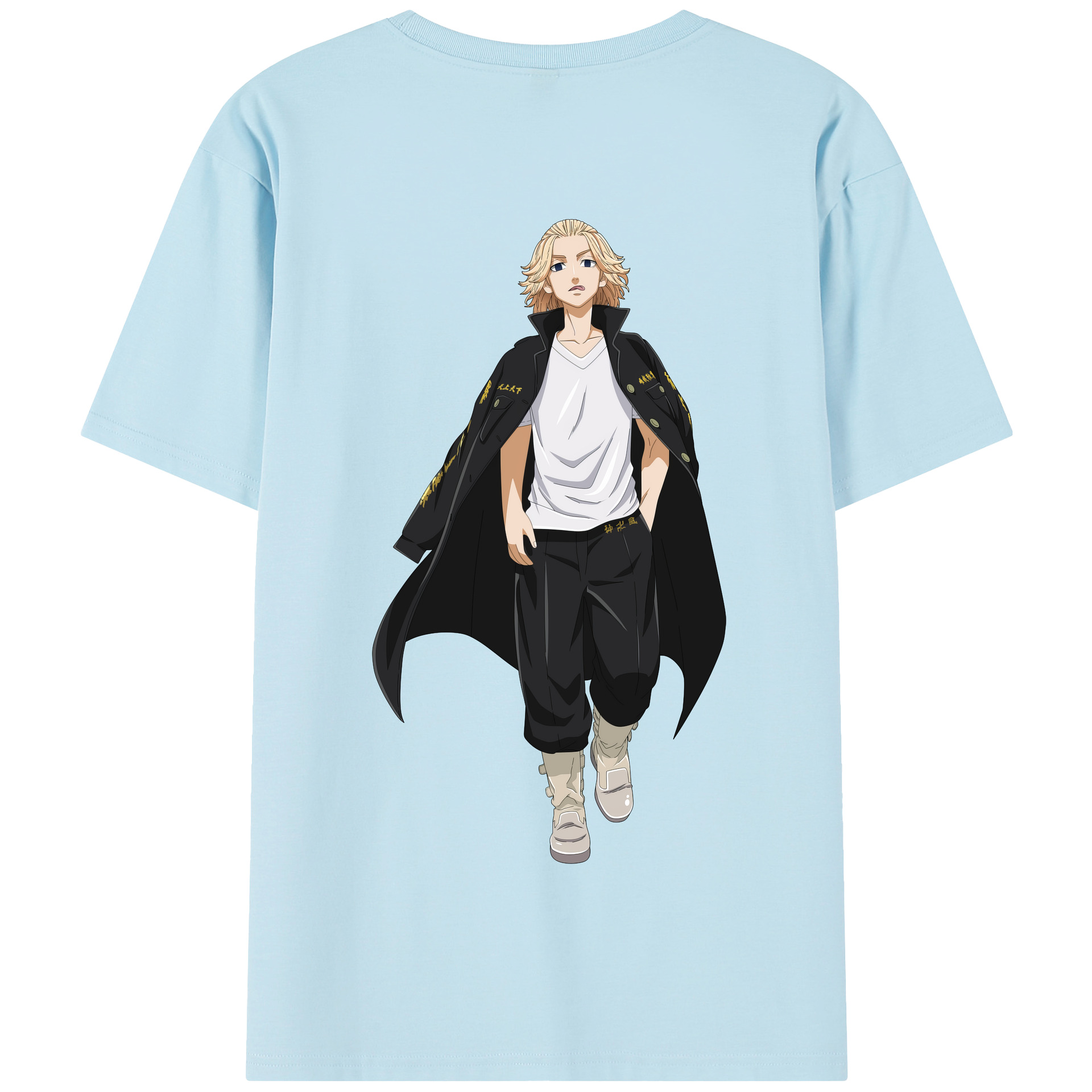 （画像用） 東京リベンジャーズ Tokyo Revengers 綿100％半袖Tシャツ（背面プリント）